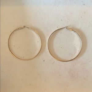Large Gold Hoop Earings
